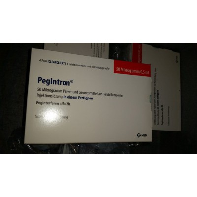 Фото препарата Пегинтрон Pegintron 50 мкг/4 флакона